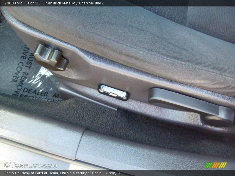 Silver Birch Metallic / Charcoal Black 2008 Ford Fusion SE
