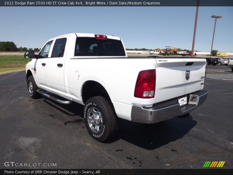 Bright White / Dark Slate/Medium Graystone 2012 Dodge Ram 3500 HD ST Crew Cab 4x4
