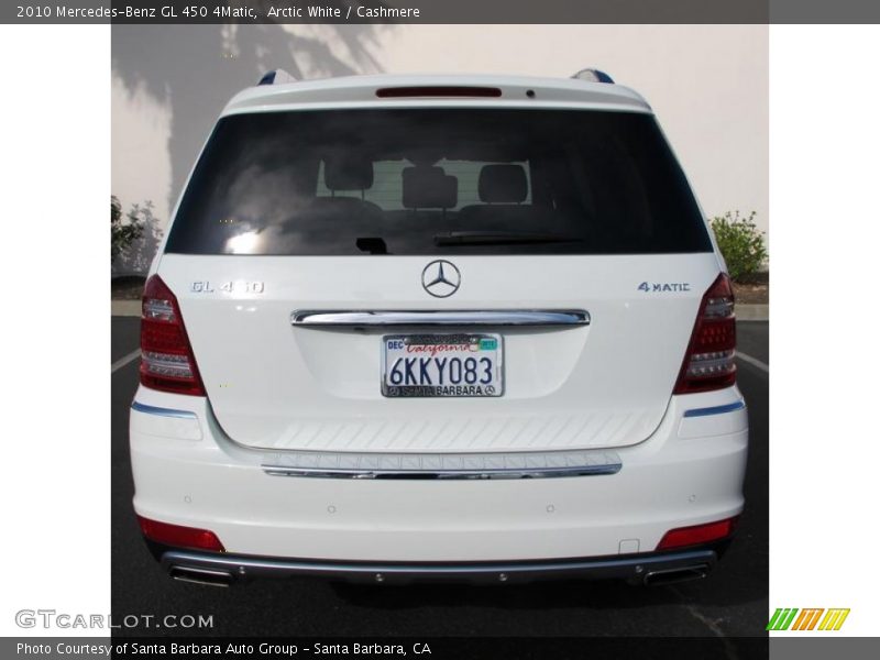 Arctic White / Cashmere 2010 Mercedes-Benz GL 450 4Matic