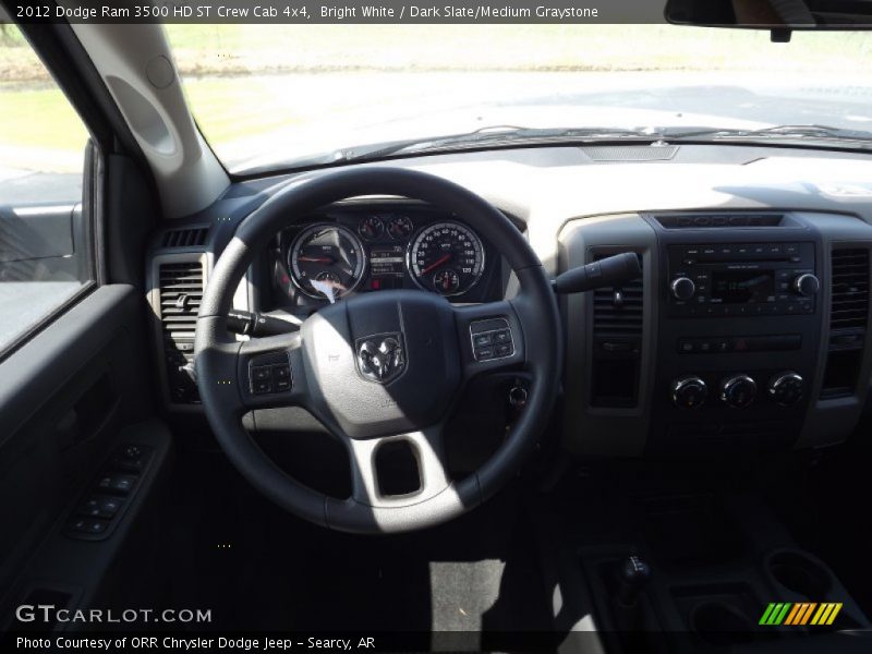 Bright White / Dark Slate/Medium Graystone 2012 Dodge Ram 3500 HD ST Crew Cab 4x4