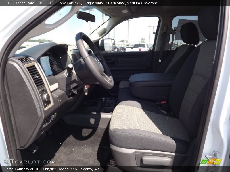 Bright White / Dark Slate/Medium Graystone 2012 Dodge Ram 3500 HD ST Crew Cab 4x4