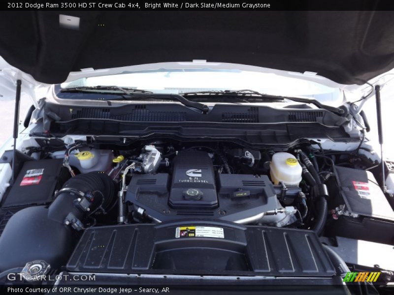 Bright White / Dark Slate/Medium Graystone 2012 Dodge Ram 3500 HD ST Crew Cab 4x4