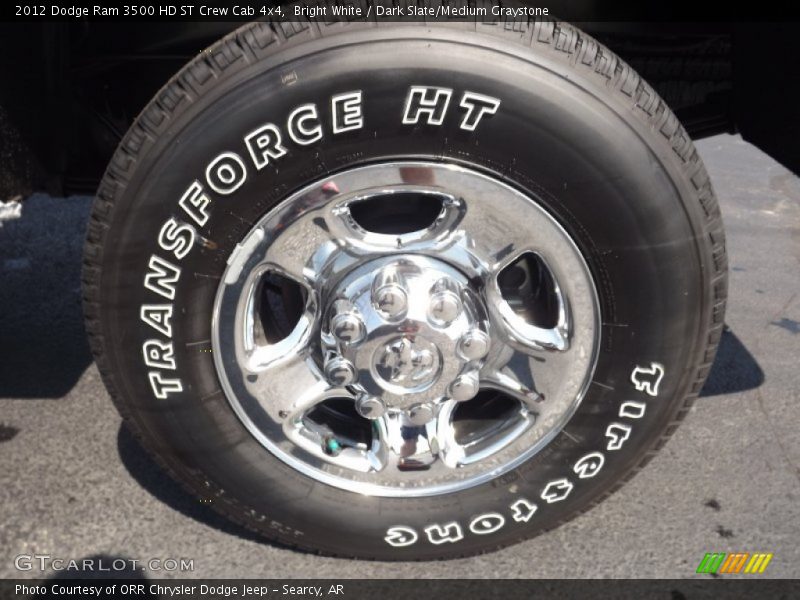 Bright White / Dark Slate/Medium Graystone 2012 Dodge Ram 3500 HD ST Crew Cab 4x4