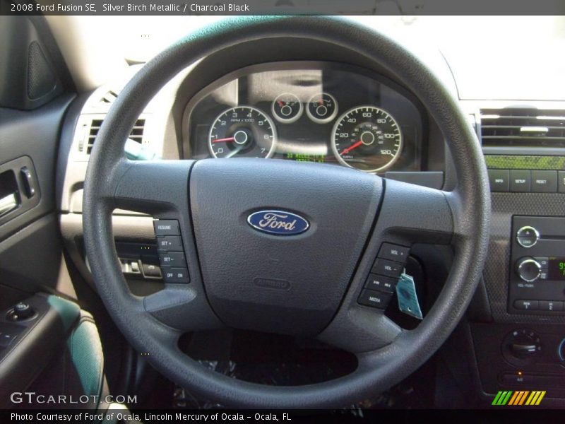 Silver Birch Metallic / Charcoal Black 2008 Ford Fusion SE