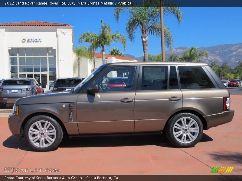 Nara Bronze Metallic / Arabica 2012 Land Rover Range Rover HSE LUX