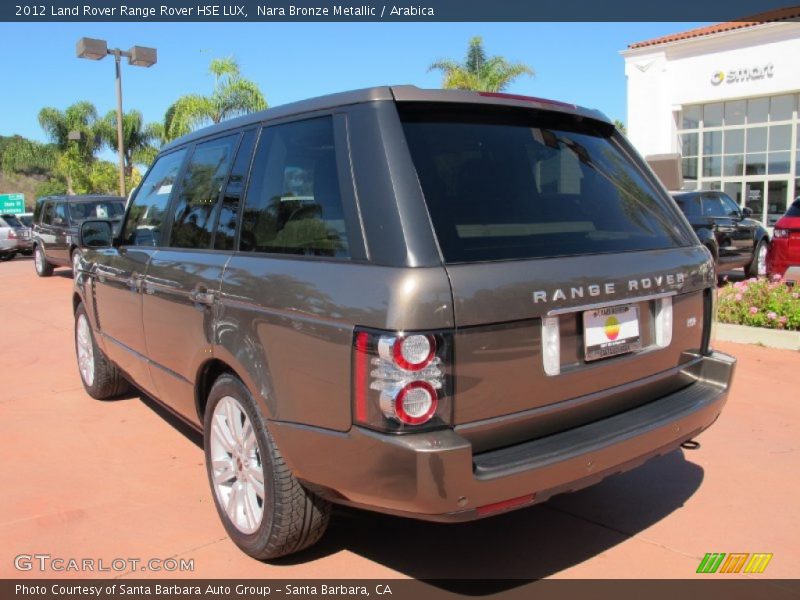 Nara Bronze Metallic / Arabica 2012 Land Rover Range Rover HSE LUX