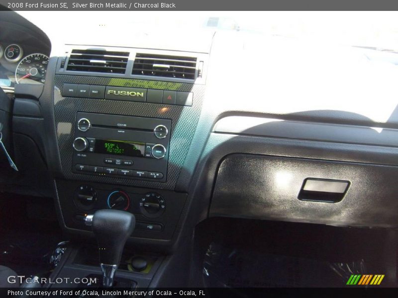 Silver Birch Metallic / Charcoal Black 2008 Ford Fusion SE