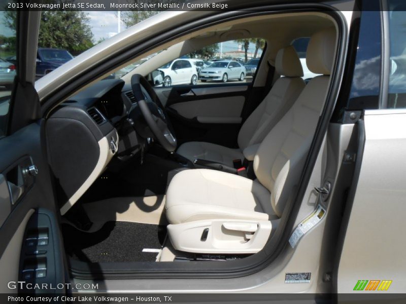 Moonrock Silver Metallic / Cornsilk Beige 2013 Volkswagen Jetta SE Sedan