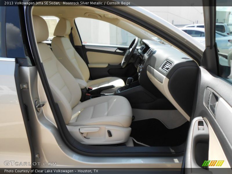 Moonrock Silver Metallic / Cornsilk Beige 2013 Volkswagen Jetta SE Sedan