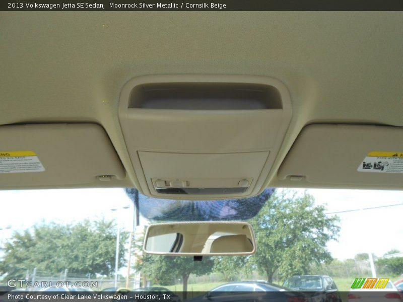Moonrock Silver Metallic / Cornsilk Beige 2013 Volkswagen Jetta SE Sedan