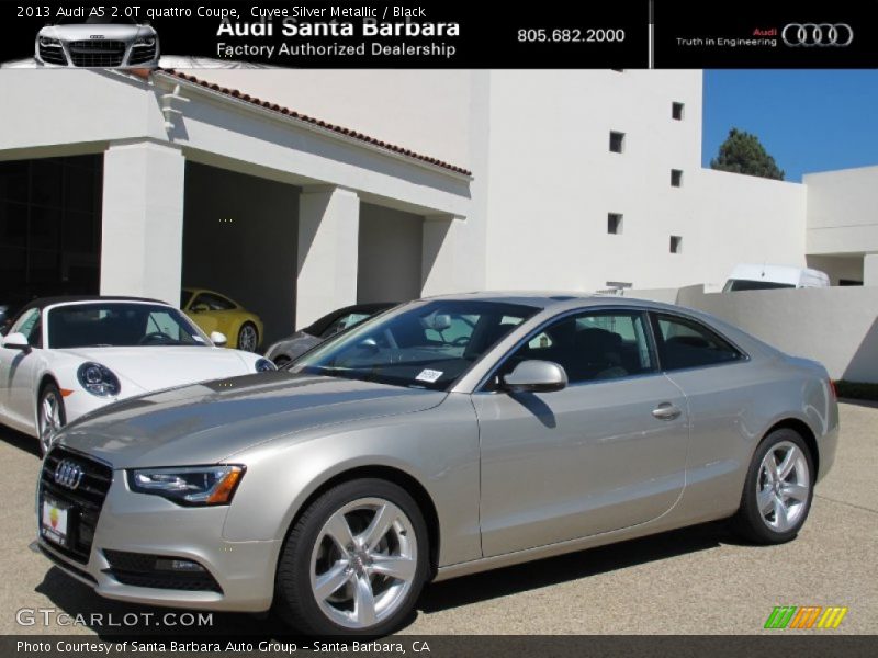 Cuvee Silver Metallic / Black 2013 Audi A5 2.0T quattro Coupe