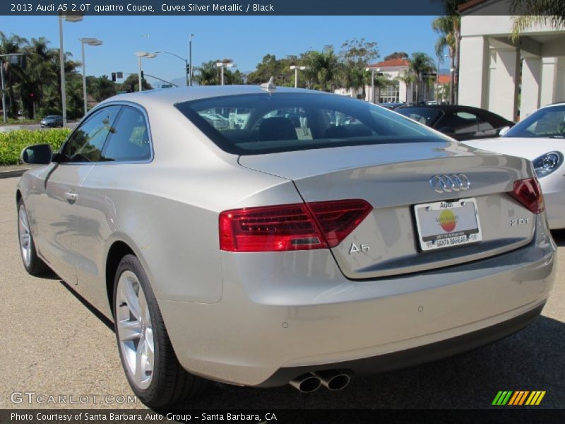 Cuvee Silver Metallic / Black 2013 Audi A5 2.0T quattro Coupe