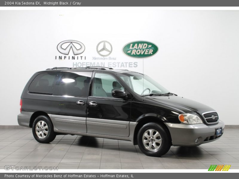 Midnight Black / Gray 2004 Kia Sedona EX