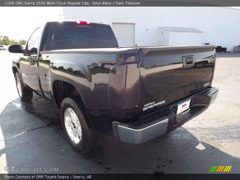 Onyx Black / Dark Titanium 2008 GMC Sierra 1500 Work Truck Regular Cab