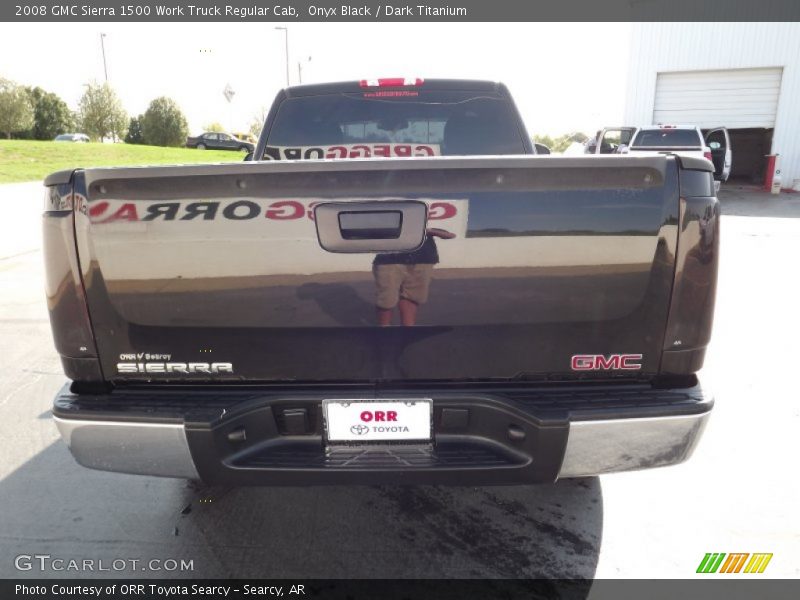 Onyx Black / Dark Titanium 2008 GMC Sierra 1500 Work Truck Regular Cab