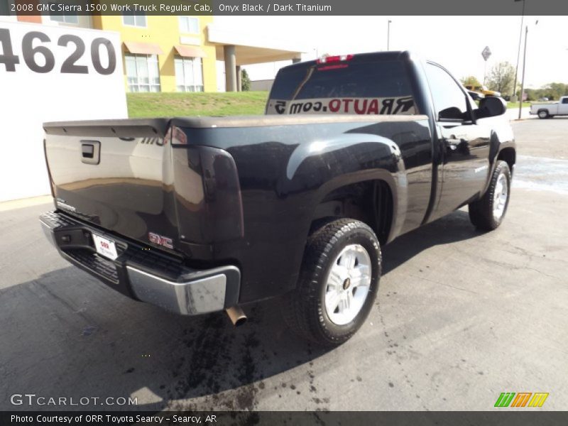 Onyx Black / Dark Titanium 2008 GMC Sierra 1500 Work Truck Regular Cab