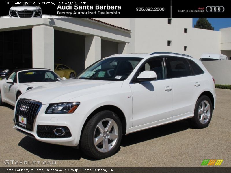 Ibis White / Black 2012 Audi Q5 3.2 FSI quattro