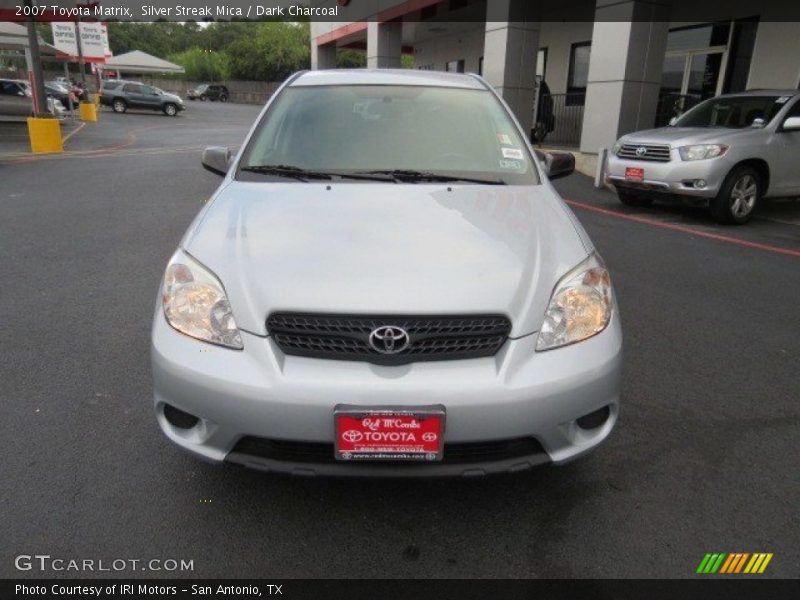 Silver Streak Mica / Dark Charcoal 2007 Toyota Matrix