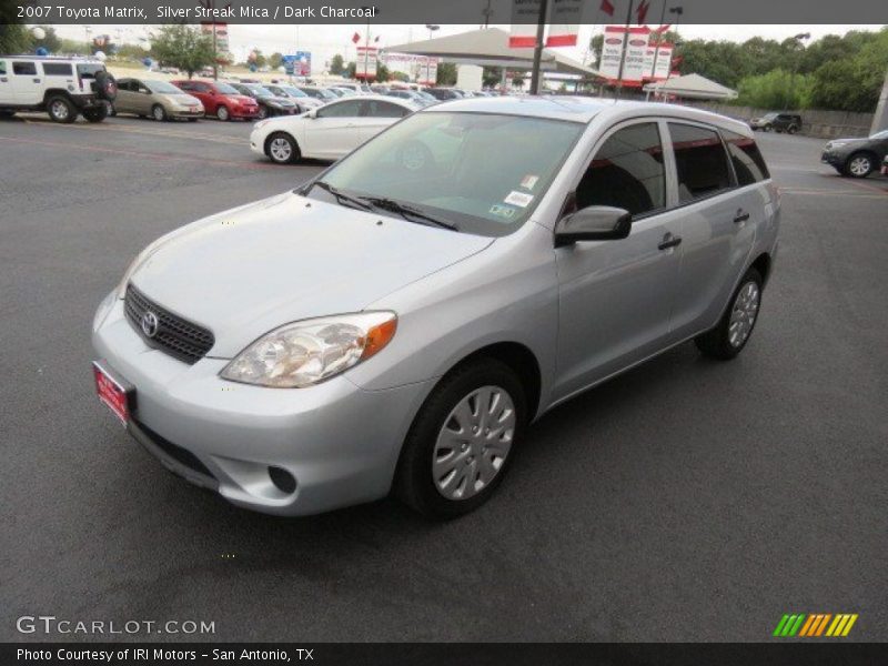 Silver Streak Mica / Dark Charcoal 2007 Toyota Matrix