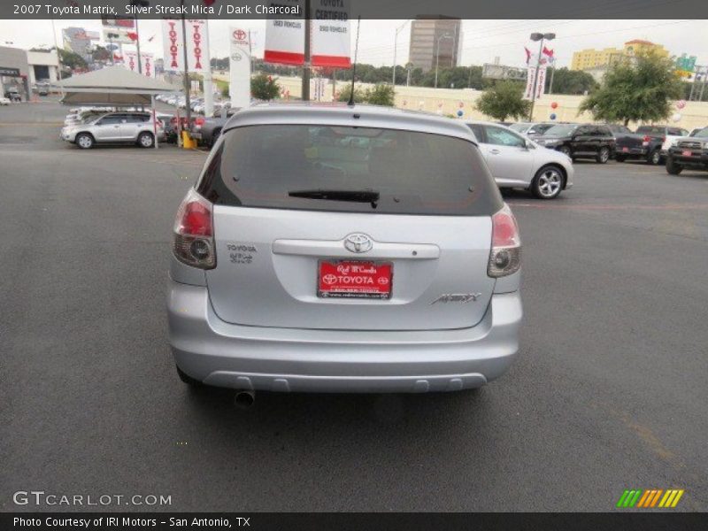 Silver Streak Mica / Dark Charcoal 2007 Toyota Matrix