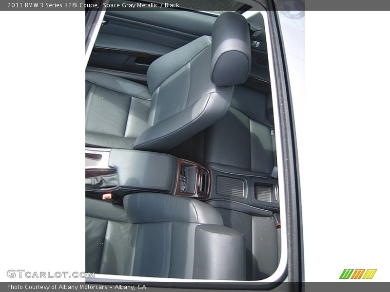 Space Gray Metallic / Black 2011 BMW 3 Series 328i Coupe
