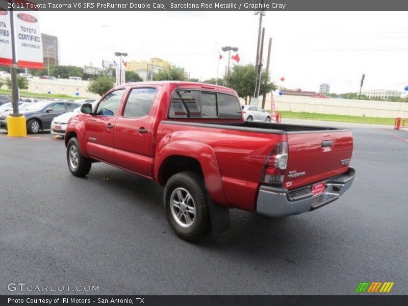 Barcelona Red Metallic / Graphite Gray 2011 Toyota Tacoma V6 SR5 PreRunner Double Cab