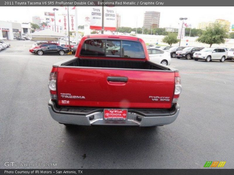 Barcelona Red Metallic / Graphite Gray 2011 Toyota Tacoma V6 SR5 PreRunner Double Cab