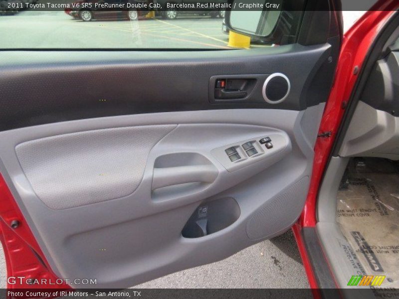 Barcelona Red Metallic / Graphite Gray 2011 Toyota Tacoma V6 SR5 PreRunner Double Cab
