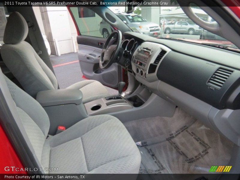 Barcelona Red Metallic / Graphite Gray 2011 Toyota Tacoma V6 SR5 PreRunner Double Cab
