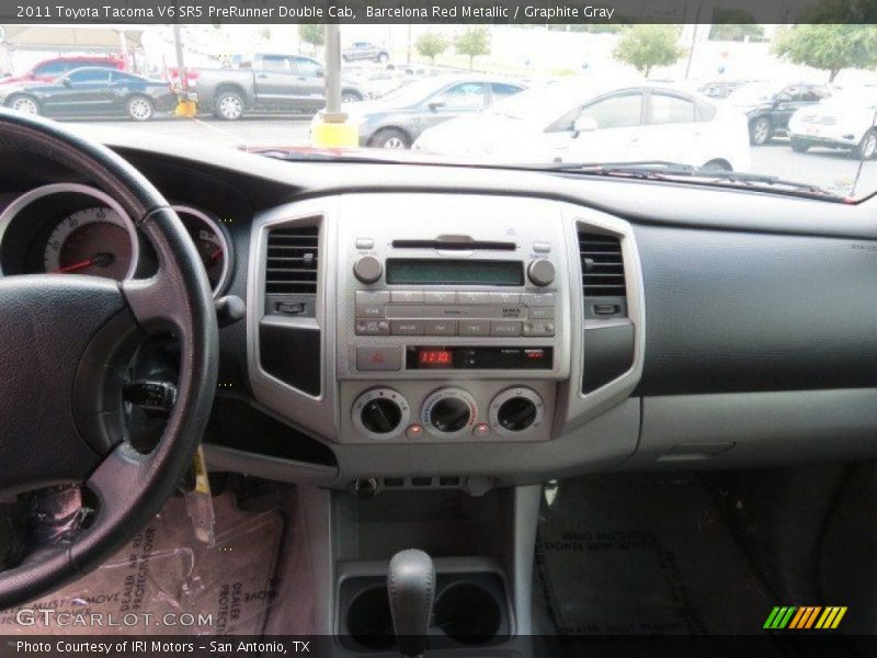 Barcelona Red Metallic / Graphite Gray 2011 Toyota Tacoma V6 SR5 PreRunner Double Cab