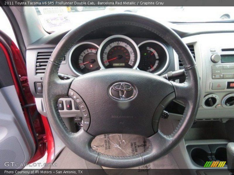 Barcelona Red Metallic / Graphite Gray 2011 Toyota Tacoma V6 SR5 PreRunner Double Cab