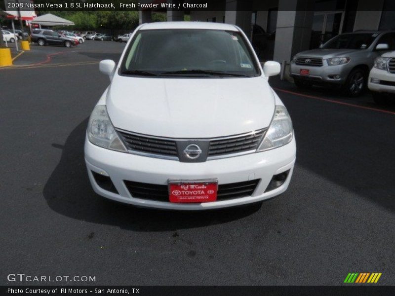 Fresh Powder White / Charcoal 2008 Nissan Versa 1.8 SL Hatchback