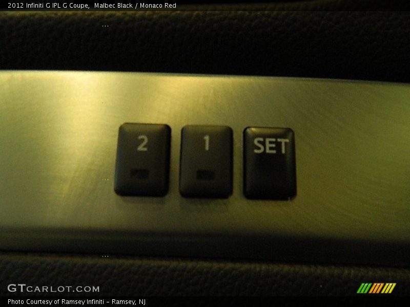 Malbec Black / Monaco Red 2012 Infiniti G IPL G Coupe