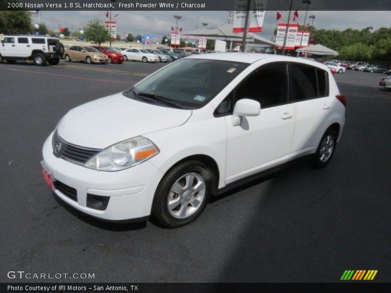 Fresh Powder White / Charcoal 2008 Nissan Versa 1.8 SL Hatchback