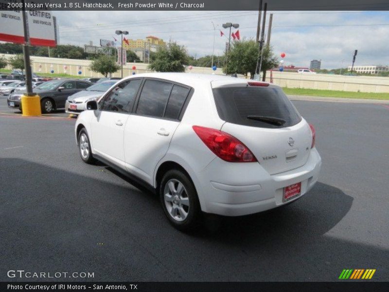 Fresh Powder White / Charcoal 2008 Nissan Versa 1.8 SL Hatchback