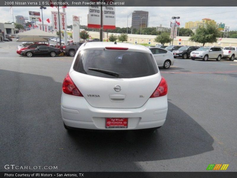 Fresh Powder White / Charcoal 2008 Nissan Versa 1.8 SL Hatchback