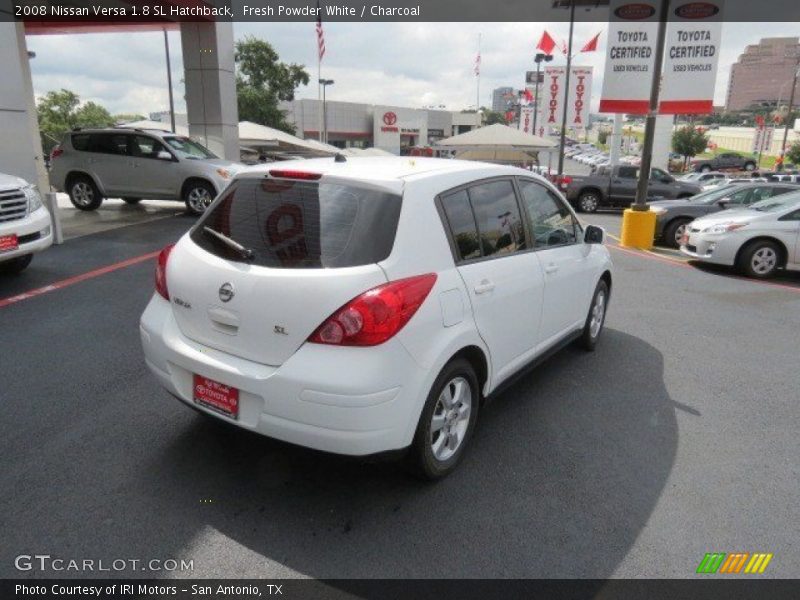Fresh Powder White / Charcoal 2008 Nissan Versa 1.8 SL Hatchback