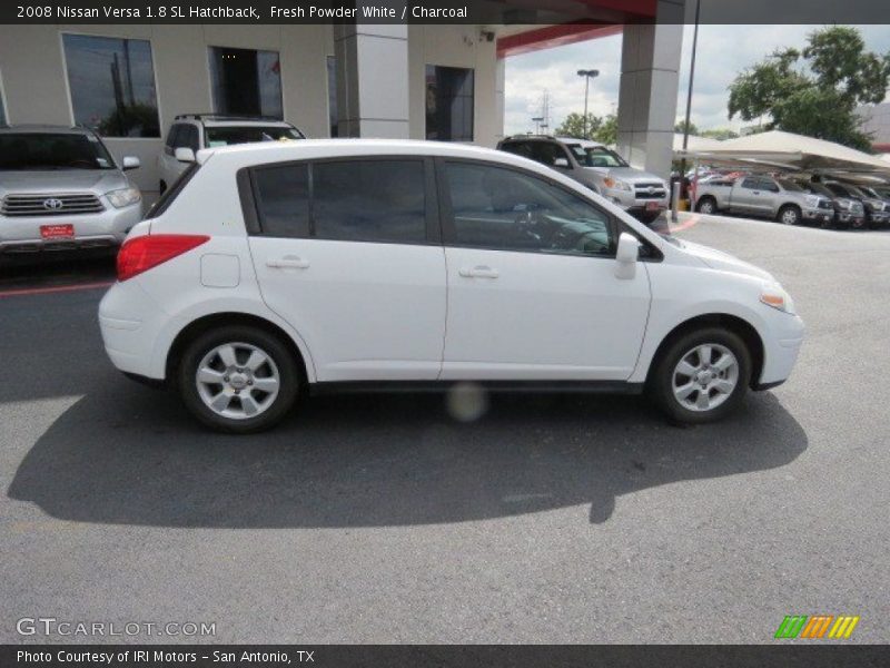 Fresh Powder White / Charcoal 2008 Nissan Versa 1.8 SL Hatchback