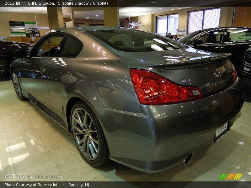 Graphite Shadow / Graphite 2012 Infiniti G IPL G Coupe