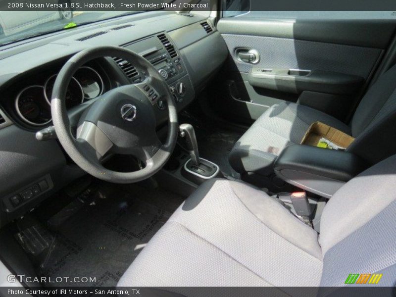 Fresh Powder White / Charcoal 2008 Nissan Versa 1.8 SL Hatchback