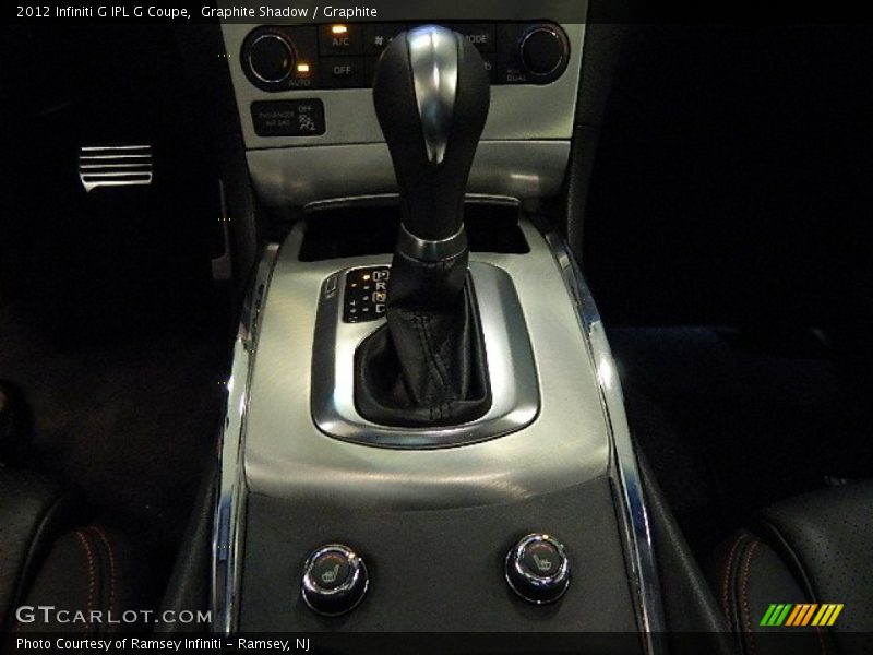 Graphite Shadow / Graphite 2012 Infiniti G IPL G Coupe