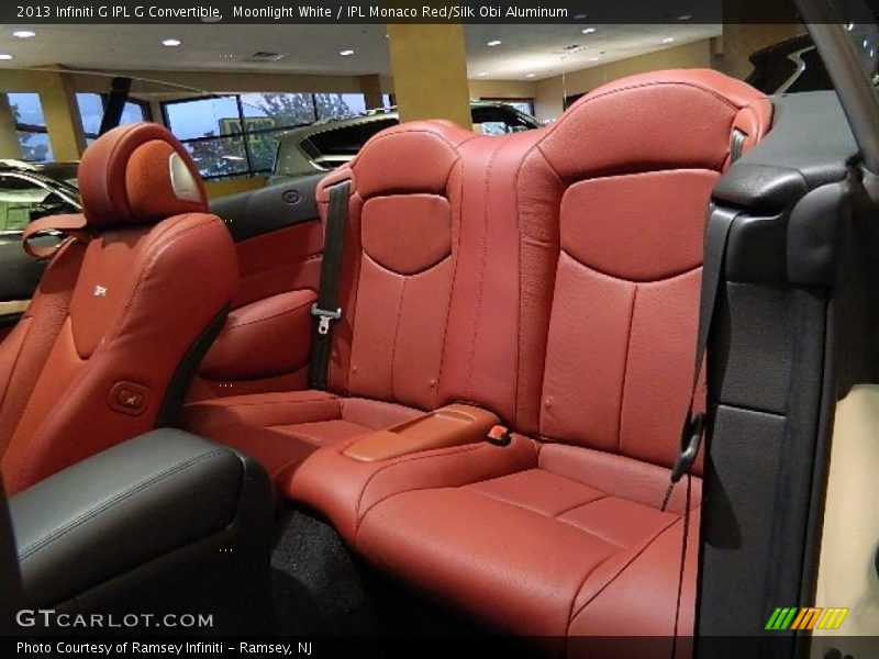 Rear Seat of 2013 G IPL G Convertible