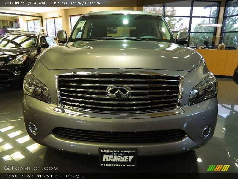 Platinum Graphite / Graphite 2012 Infiniti QX 56 4WD