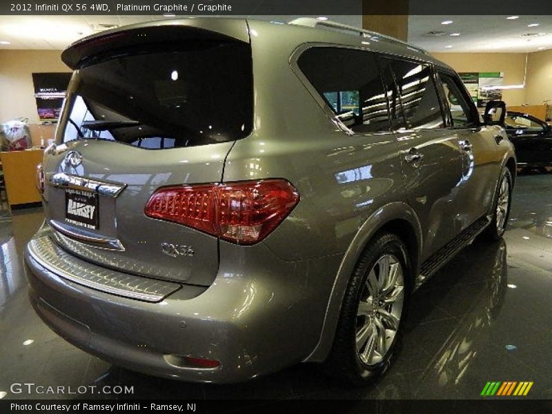 Platinum Graphite / Graphite 2012 Infiniti QX 56 4WD