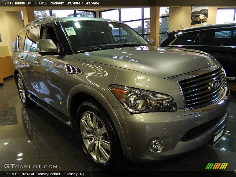 Platinum Graphite / Graphite 2012 Infiniti QX 56 4WD