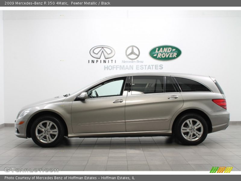 Pewter Metallic / Black 2009 Mercedes-Benz R 350 4Matic