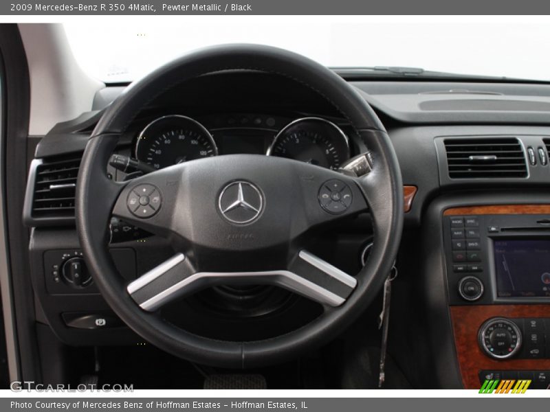 Pewter Metallic / Black 2009 Mercedes-Benz R 350 4Matic