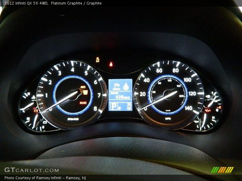  2012 QX 56 4WD 56 4WD Gauges