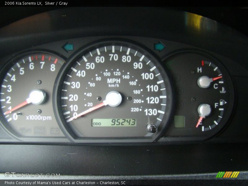 Silver / Gray 2006 Kia Sorento LX