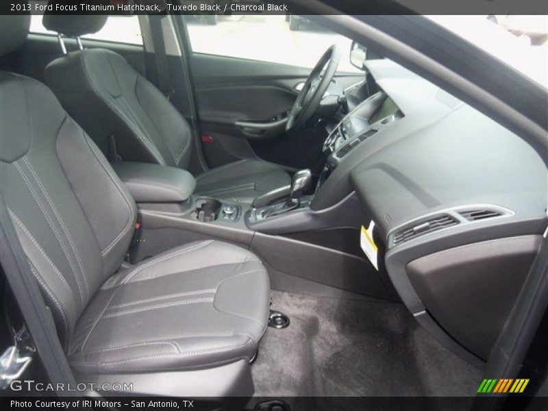 Tuxedo Black / Charcoal Black 2013 Ford Focus Titanium Hatchback